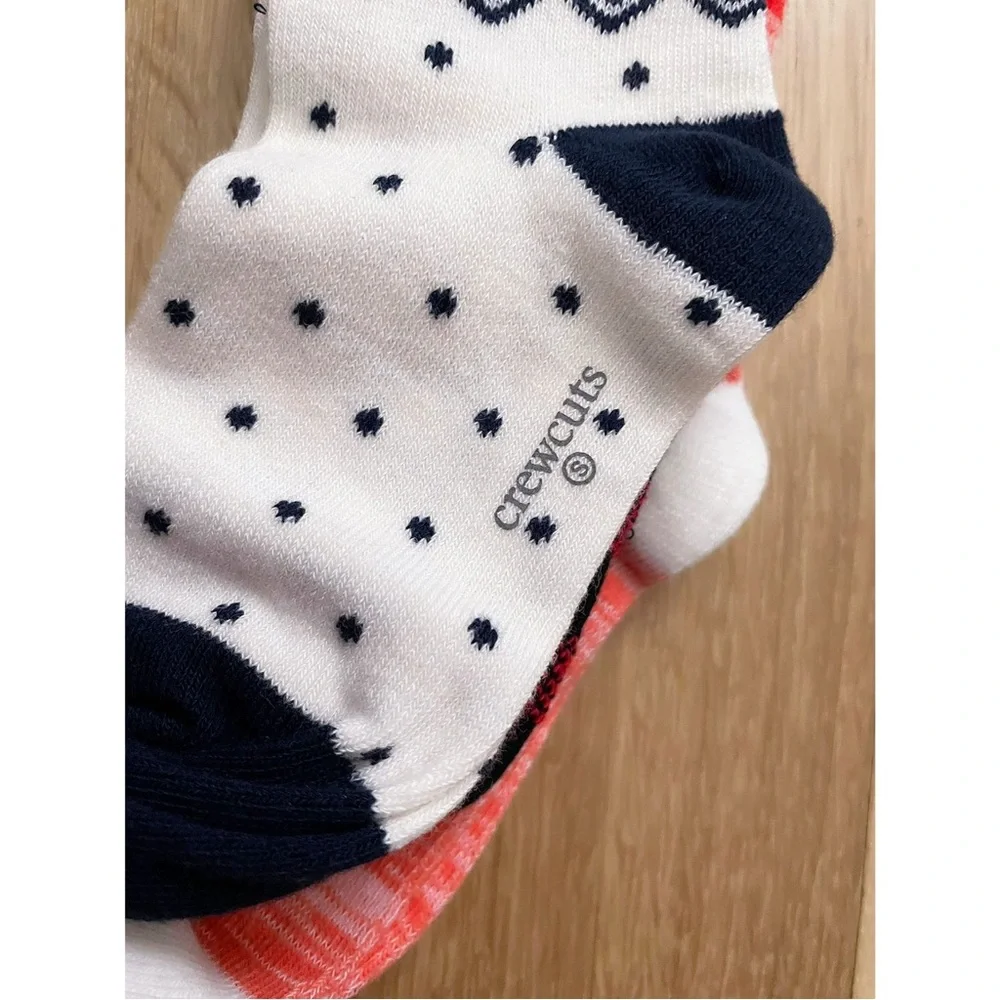 J. Crew Crewcuts Kid's Holiday Trouser Socks Three-Pack- Unisex